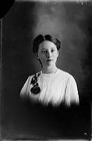 Glass plate photograph - Pioneer scene